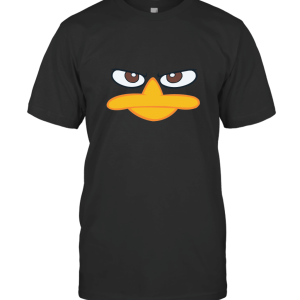Phineas and Ferb Perry The Platypus Face Design T-Shirt