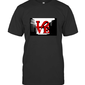 Philadelphia Love Park Cool Statue T-Shirt