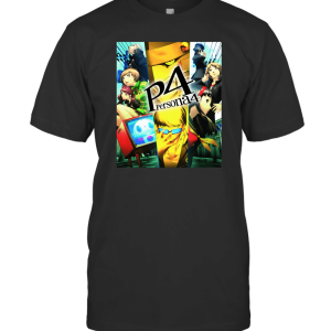 Persona 4 Game Cover Art Image T-Shirt
