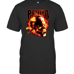 Pantera Flaming Skull Band T-Shirt