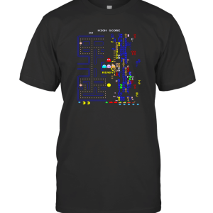 Pac Man Kill Screen Retro Video Game T-Shirt