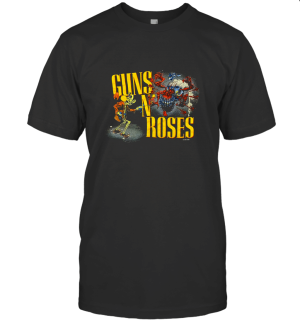 Original 80s Guns N' Roses Band Appetite For Destruction T-Shirt