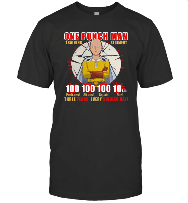 One Punch Man Training Regiment T-Shirt
