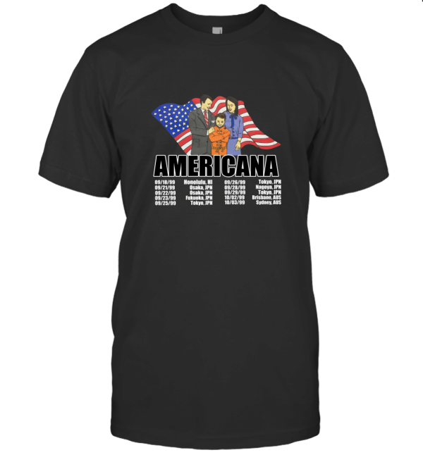 ON SALE vintage 90s THE Offspring americana world tour  T-Shirt