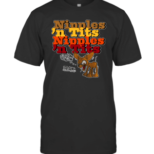 Nipples 'n Tits Psycho Chihuahua mat sau T-Shirt