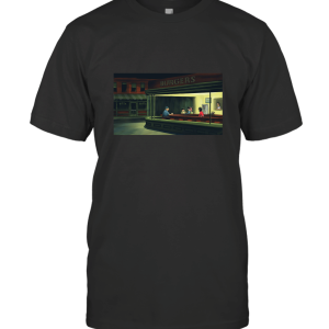 Night Burgers Edward Hopper Nighthawks Bob's Burgers T-Shirt