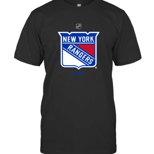 New York Rangers Grey Primary Logo T-Shirt