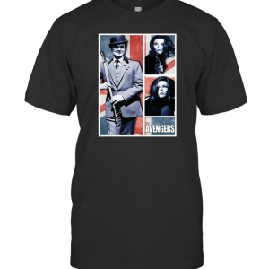 New The Avengers T Shirt John Steed Emma Peel T-Shirt