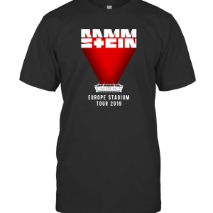 New Rammstein European Stadium Tour 2019 T-Shirt