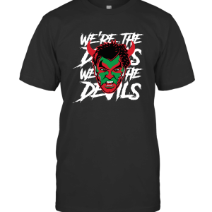 New Jersey Devils Black David Puddy T-Shirt