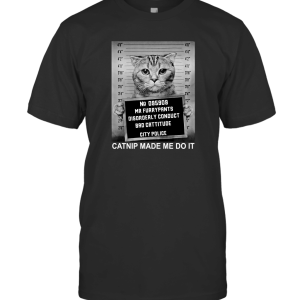 Mr Furry Pants Bad Cattitude Graphic T-Shirt