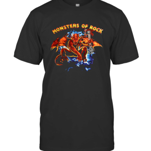 Monsters Of Rock Ac Dc Motley Crue Metallica T-Shirt