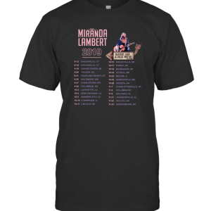 Miranda Lambert Roadside Bars And Pink Guitars Tour 2019  T-Shirt