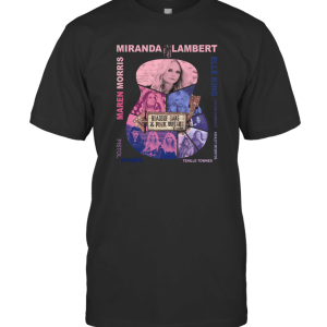 Miranda Lambert Roadside Bars And Pink Guitars Tour 2019  T-Shirt