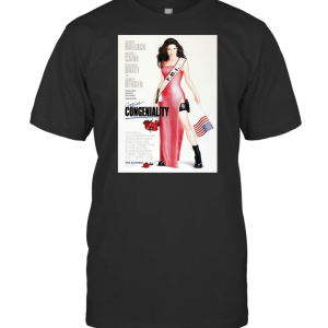 Miss Congeniality Cool 21st Century Comedy Classic Movie Poster Fan T-Shirt
