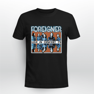 Foreigner Band Tee 1979 Concert Tour