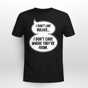 I Don_t Like Bullies Comic Quote Bubble