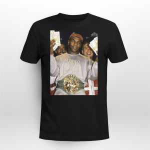 MIKE TYSON BELT AND MONEY BOXING CHAMPION WORN LOOK VINTAGE
