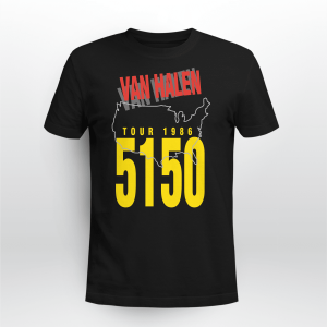 VAN HALEN 5150 TOUR BACK