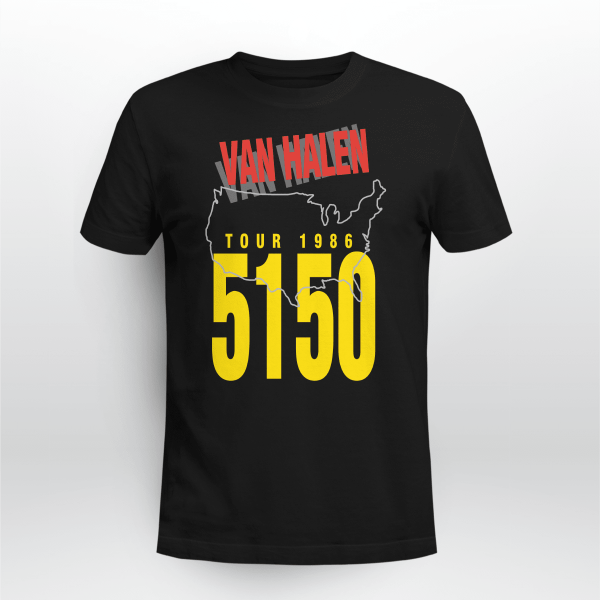 VAN HALEN 5150 TOUR BACK
