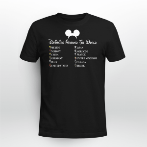 DRINKING AROUND THE WORLD DISNEY DRINKING TEAM EPCOT FOOD AND WINE SHIRT EPCOT _sau