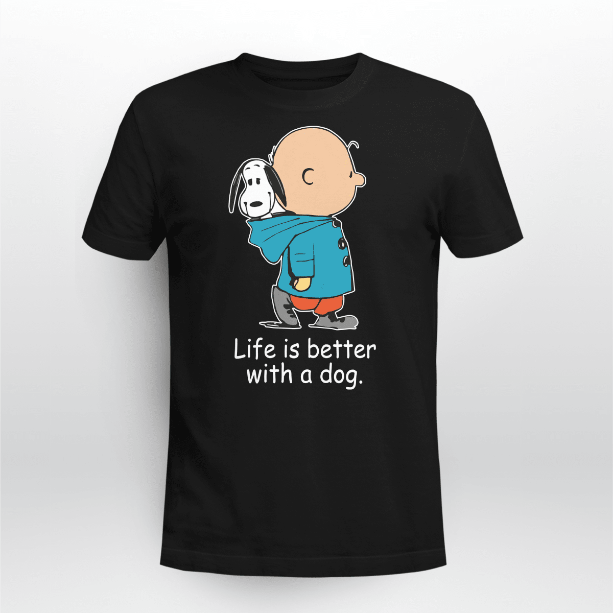 Snoopy Life Is Better with a Dog Cool Shirt Charlie Brown and Snoopy Peanuts Mugs Dog Lovers