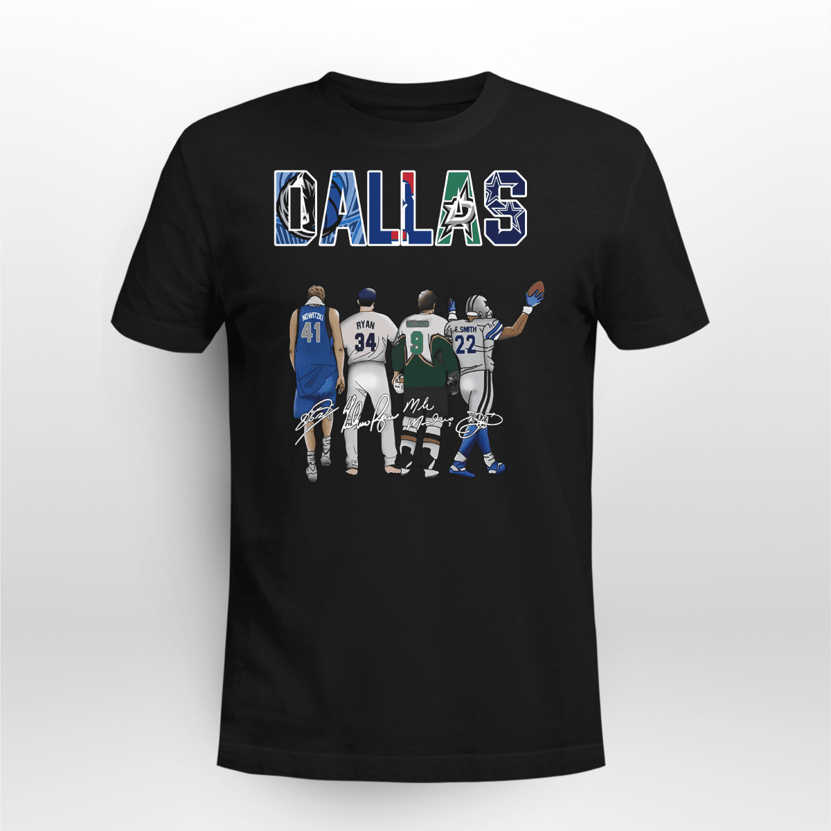 DALLAS SPORTS TEAMS SIGNATURES
