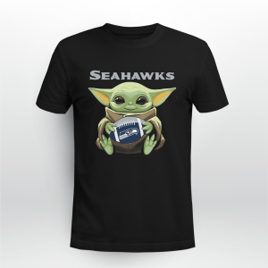 SEATTLE AMERICAN FOOTBALL TEAM BABY YODA