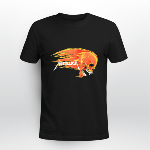 Thrashed Pushead Flaming Skull MT