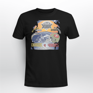 VINTAGE FINAL SUPER BOWL XXIX 1994 CHARGERS VS 49ERS PROMO T SHIRT L
