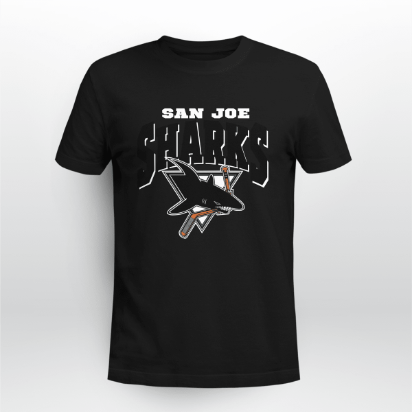 VINTAGE SAN JOSE SHARKS CROPPED