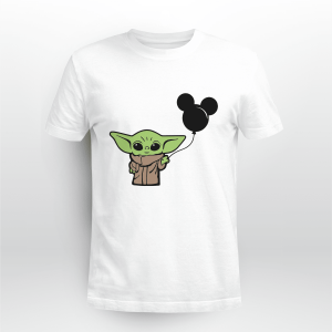 BABY YODA AND MICKEY BALLOON