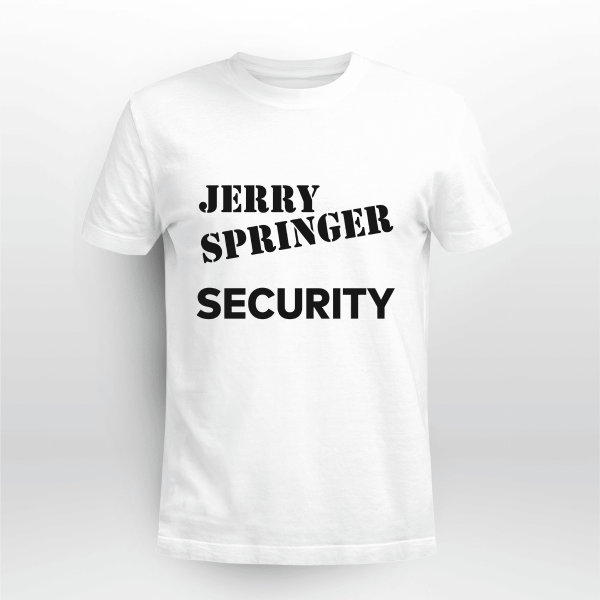Jerry Springer Show Security BLACK