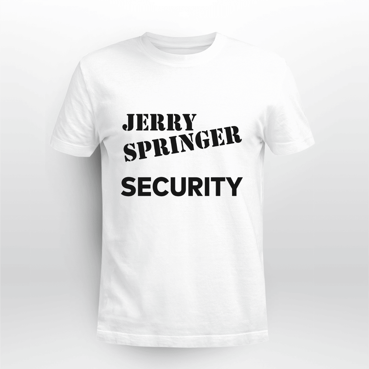 Jerry Springer Show Security BLACK