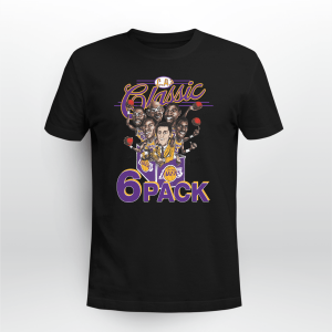 LA LAKERS SHIRT VINTAGE SIX PACK