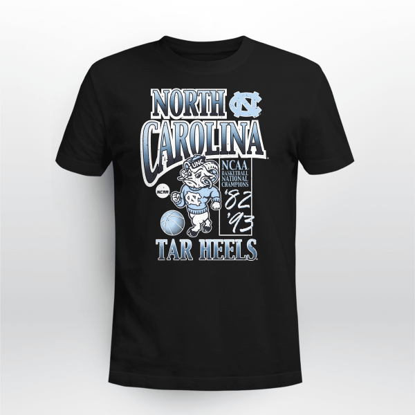 VINTAGE UNC TAR HEELS WORDMAN FADE