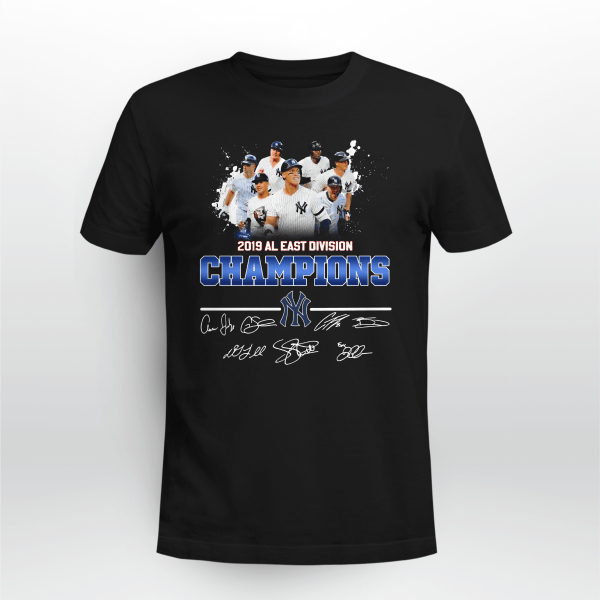 Al east division champions New York Yankees signature