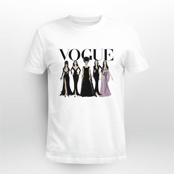 VOGUE HORROR MORTICIA ADDAMS VAMPIRA LILY MUNSTER MORTICIA stroke