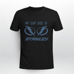 TAMPA BAY LIGHTNING HOCKEY SHIRT MY CUP IS STANLEY HOCKEY