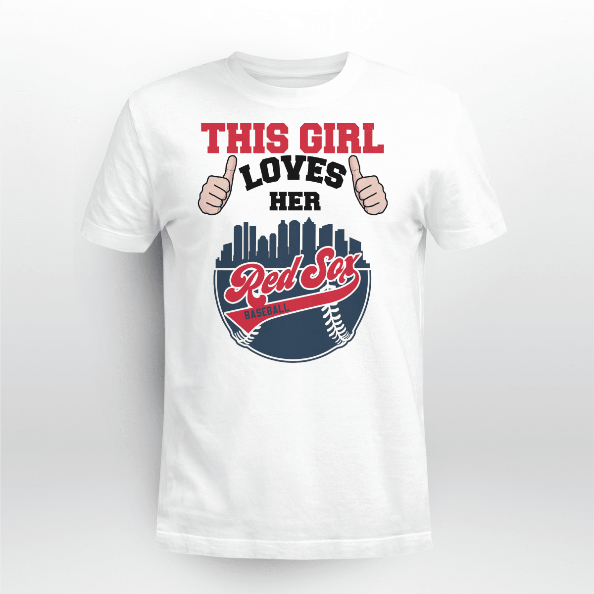 THIS GIRL LOVES HER RED SOX