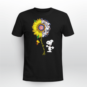 Snoopy and Woodstock you are my sunshine Chicago Cubs