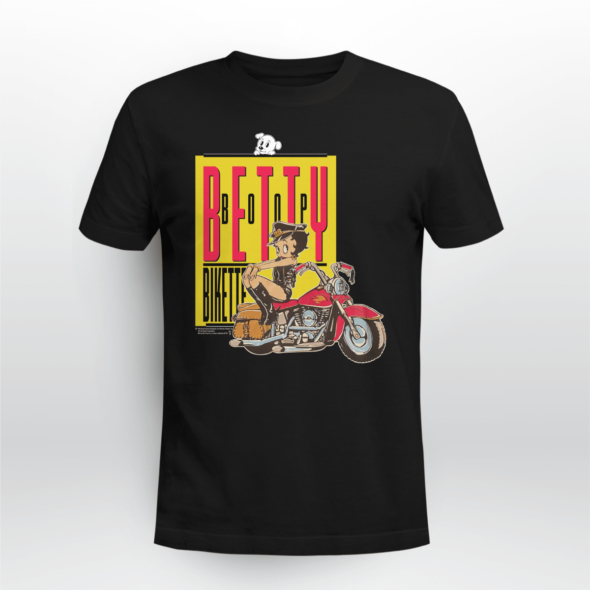Vintage 90s Betty Boop Motorcycle matsau