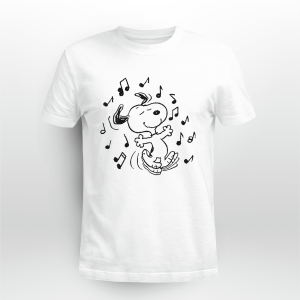 Dancing Snoopy black