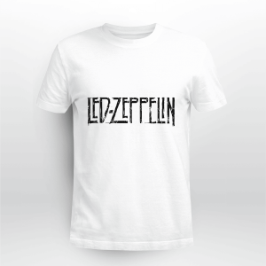 Led Zeppelin Distressed Hand Drawn Logo black