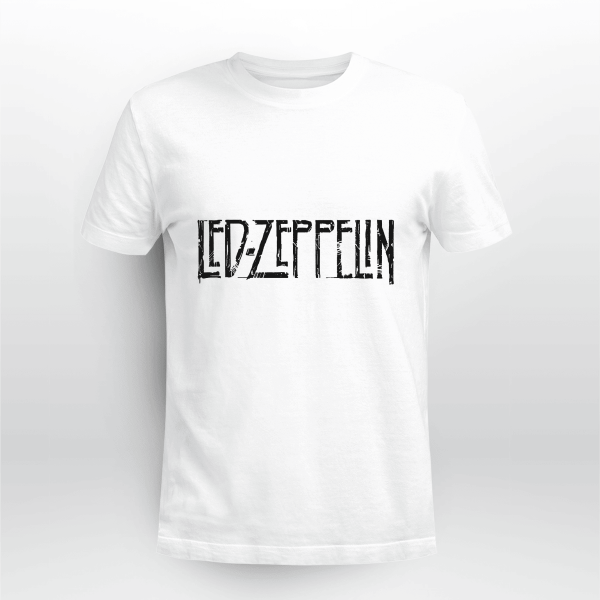 Led Zeppelin Distressed Hand Drawn Logo black