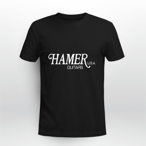 HAMER GUITARS LOGO white
