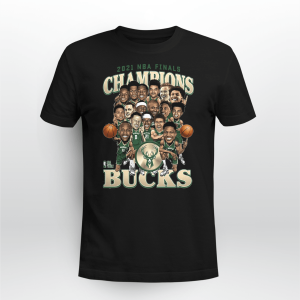 Hot 2021 Chibi Milwaukee Bucks Finals Champions Team Caricature Roster