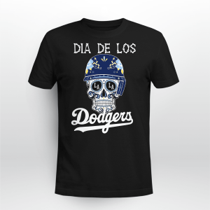 Dia De Los Dodger-Halloween Sugar Skull Day Of Death Floral Customized
