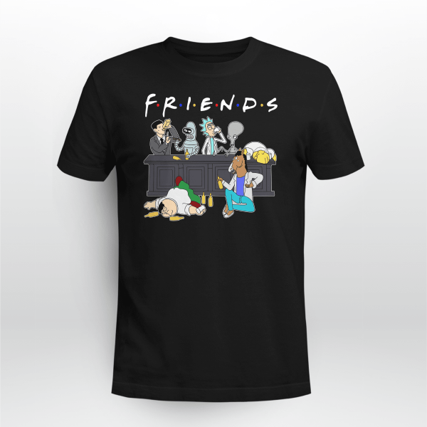 Untitled-1 Friends Rick And Morty Bojack Horseman