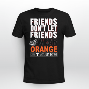 GEORGIA BULLDOGS FRIENDS DON_T LET FRIENDS WEAR ORANGE black